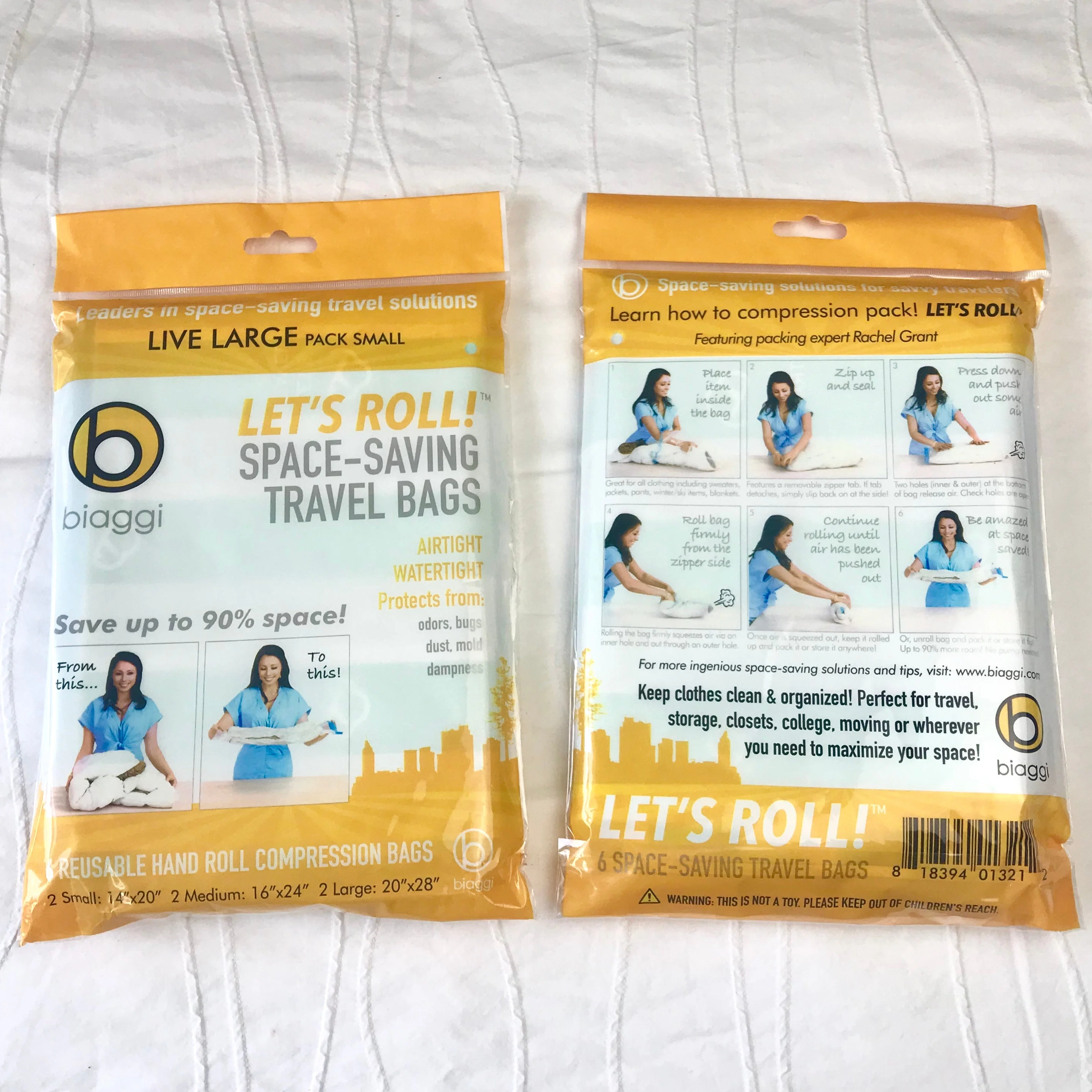 Let's Roll! Compression Packing Bags – 12 Pack - Image 6